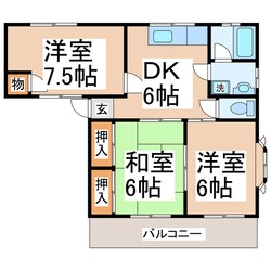 セントラルハイツアキモトの物件間取画像